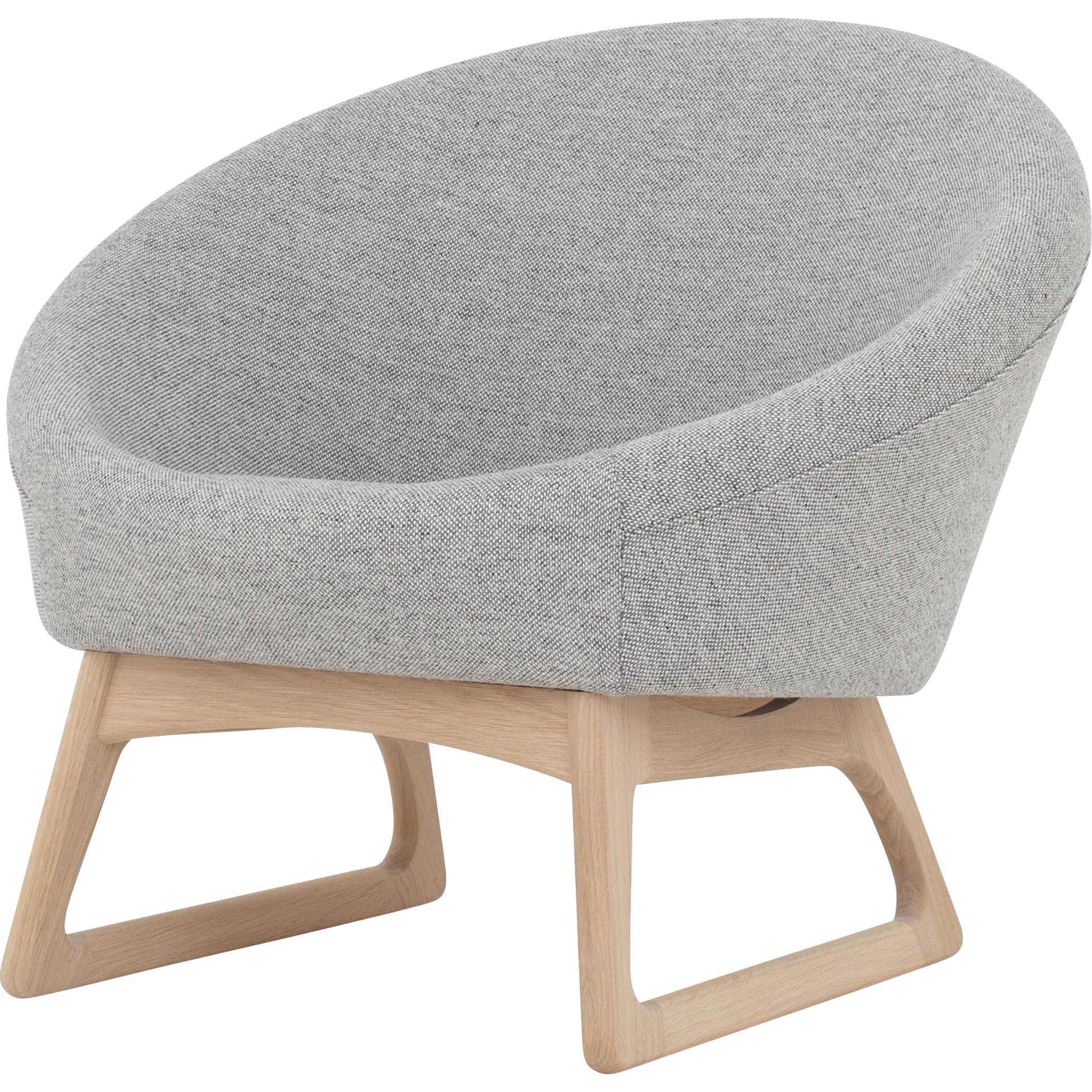 Klassik Studio Kø Tub Chair Oak Soap, Hallingdal 116 Fabric