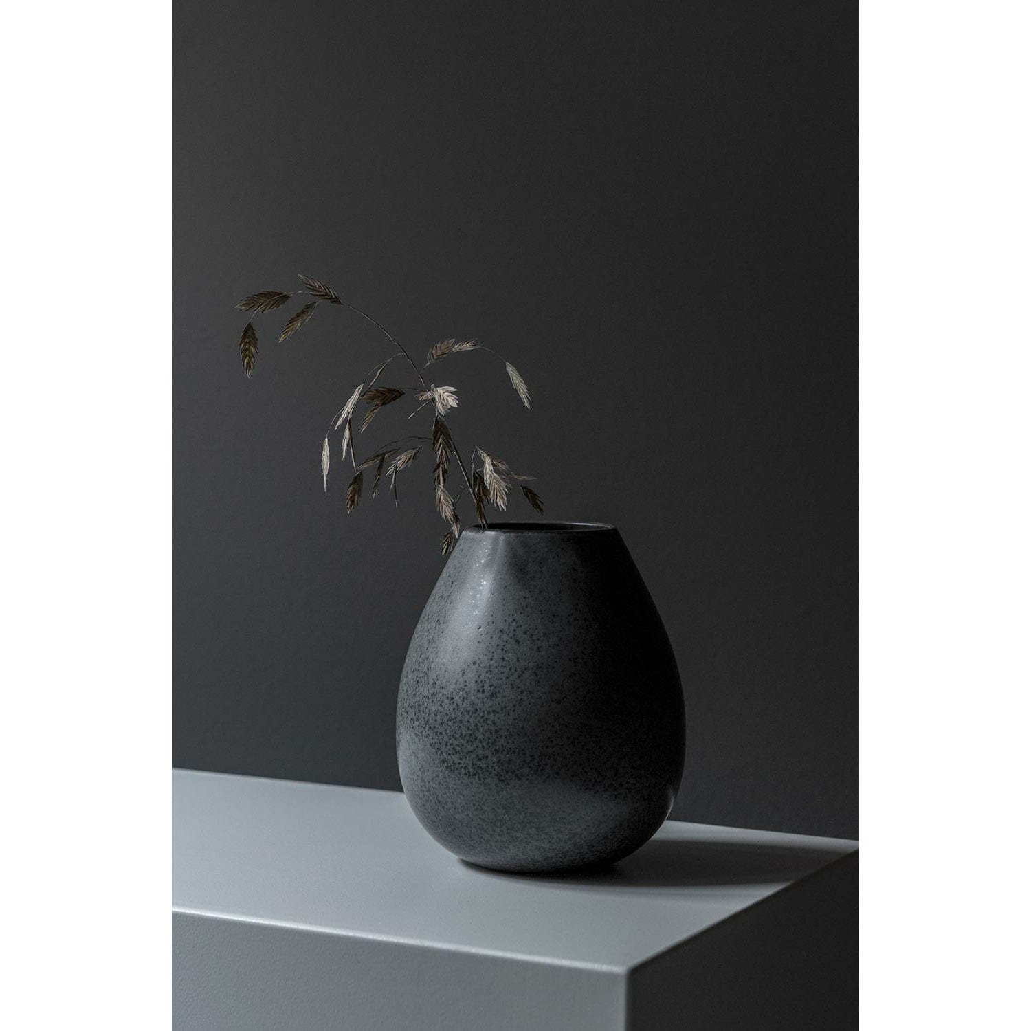 Klassik Studio Milo Drop Vase, Grey