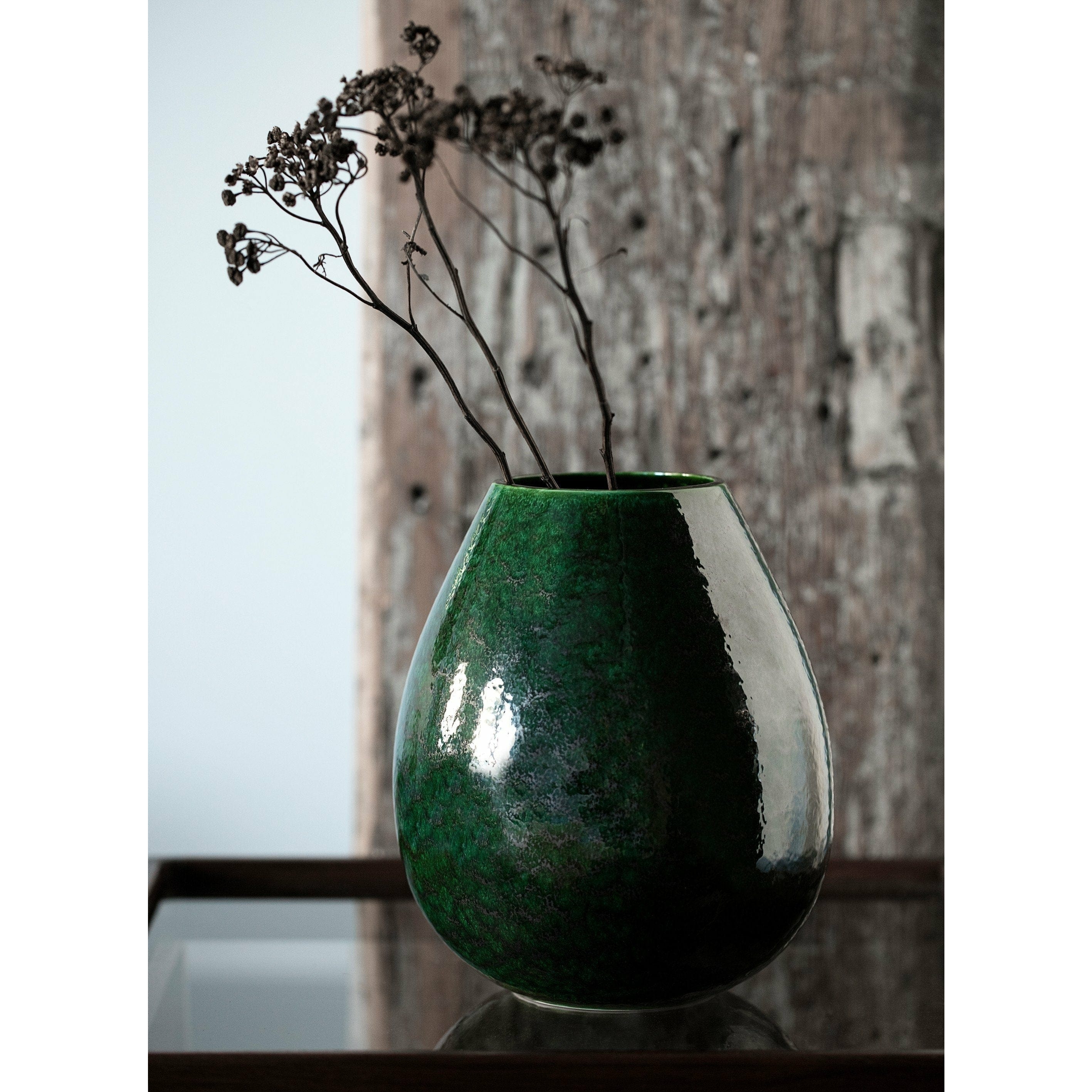 Klassik Studio Milo Drop Vase, Grey