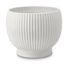 Knabstrup Keramik Flowerpot With Wheels ø 16.5 Cm, White