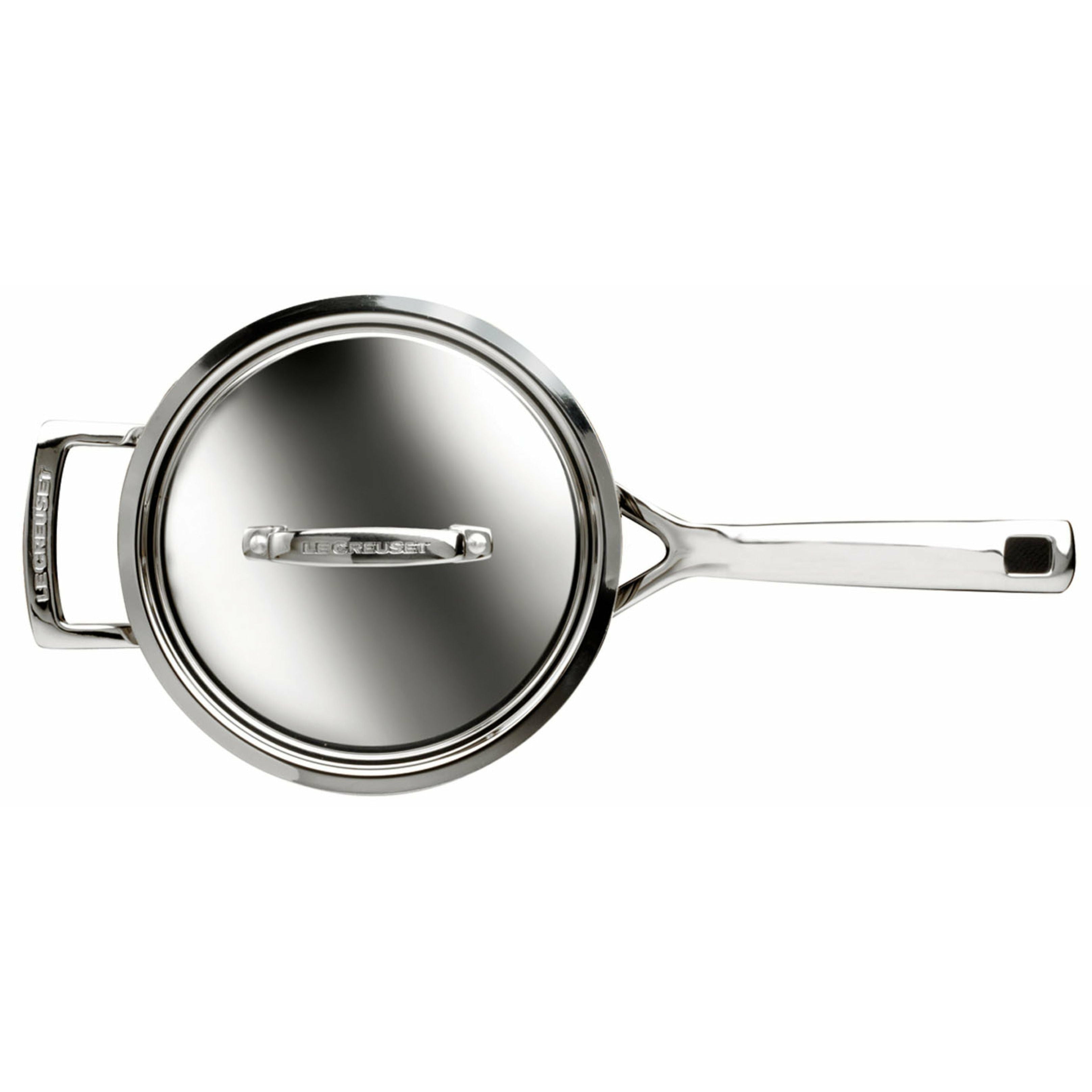 Le Creuset 3 Ply Stainless Steel Saucepan With Lid 1.9 L, 16 Cm