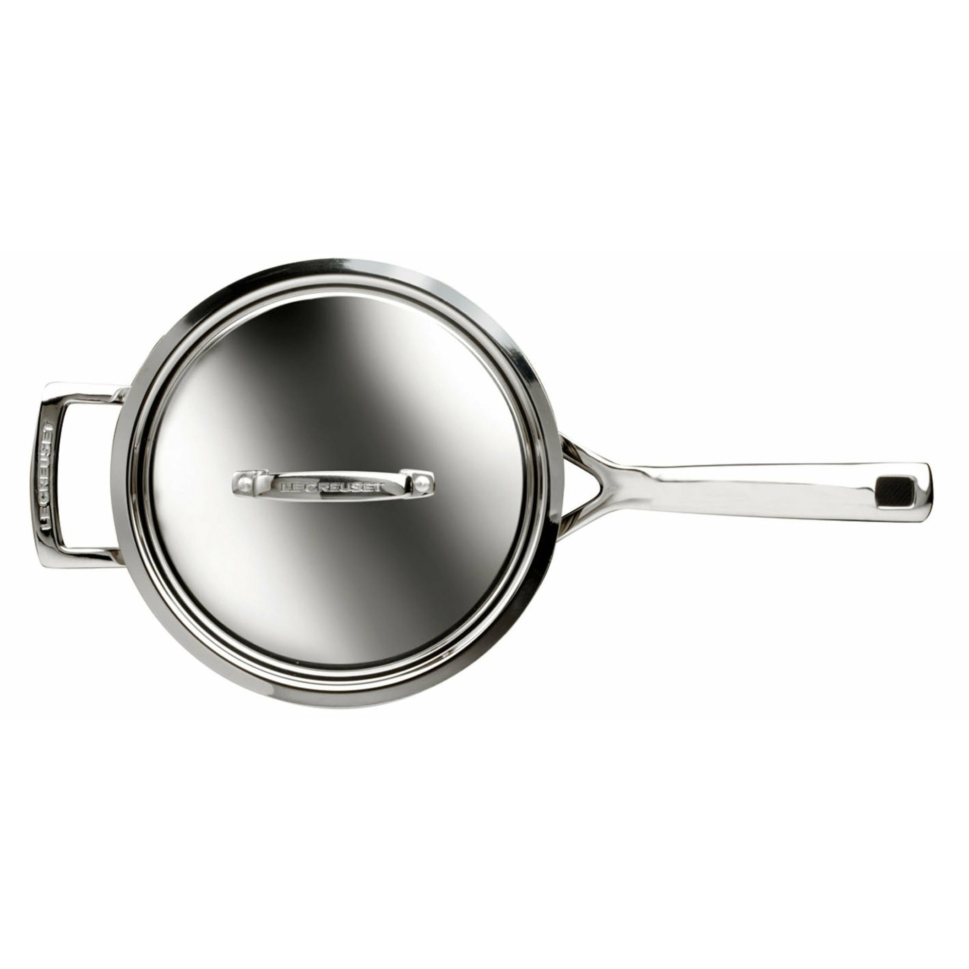 Le Creuset 3 Ply Stainless Steel Saucepan With Lid 2.8 L, 18 Cm