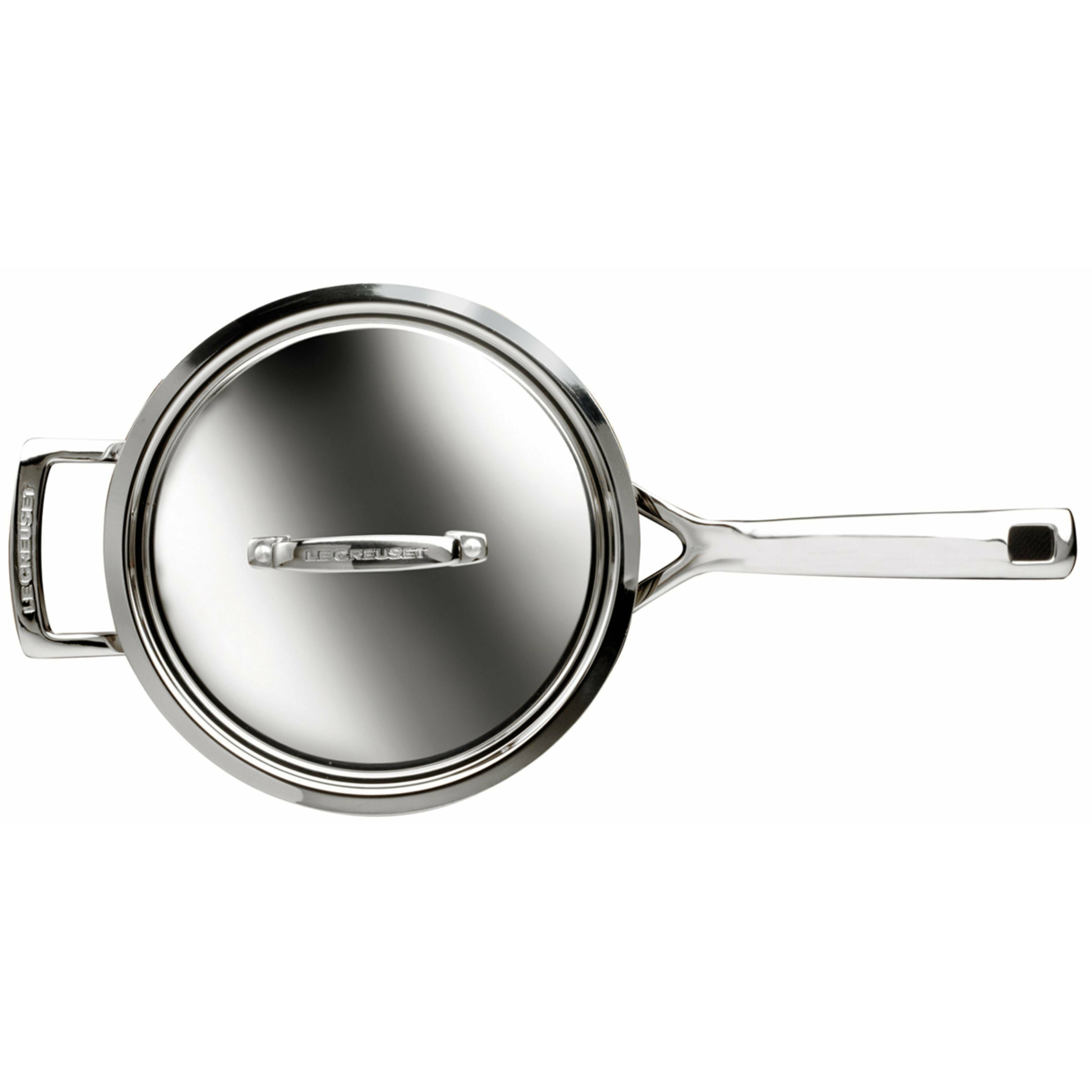 Le Creuset 3 Ply Stainless Steel Saucepan With Lid 3.8 L, 20 Cm