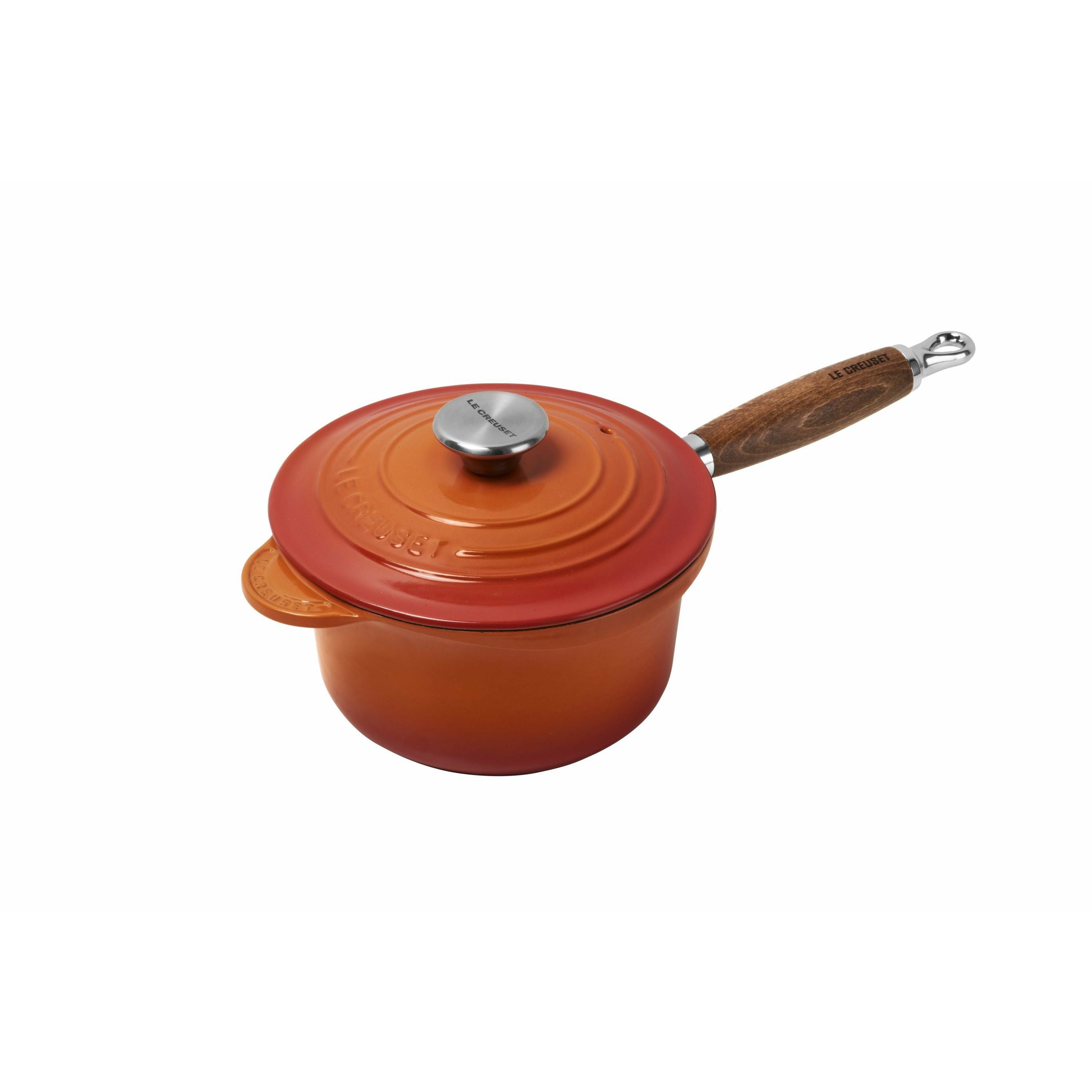 Le Creuset Tradition Professional Pot With Wooden Handle 18 Cm, Oven Red