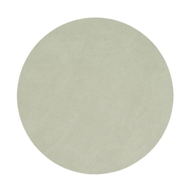 Lind Dna Circle Glass Coaster Nupo Leather, Olive Green