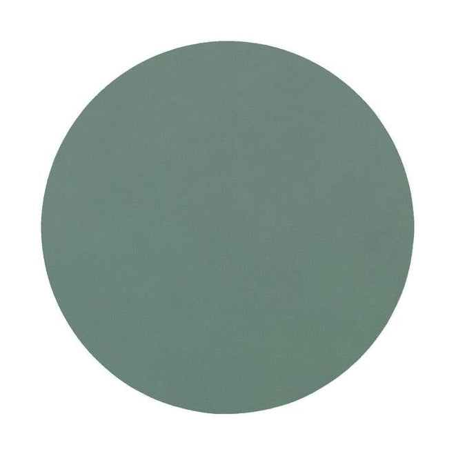 Lind Dna Circle Glass Coaster Nupo Leather, Pastel Green