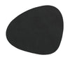 Lind Dna Curve Glass Coaster Nupo Leather, Black