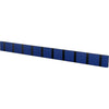 Loca Knax Horizontal Coat Rack 10 Hooks, Sapphire/Black