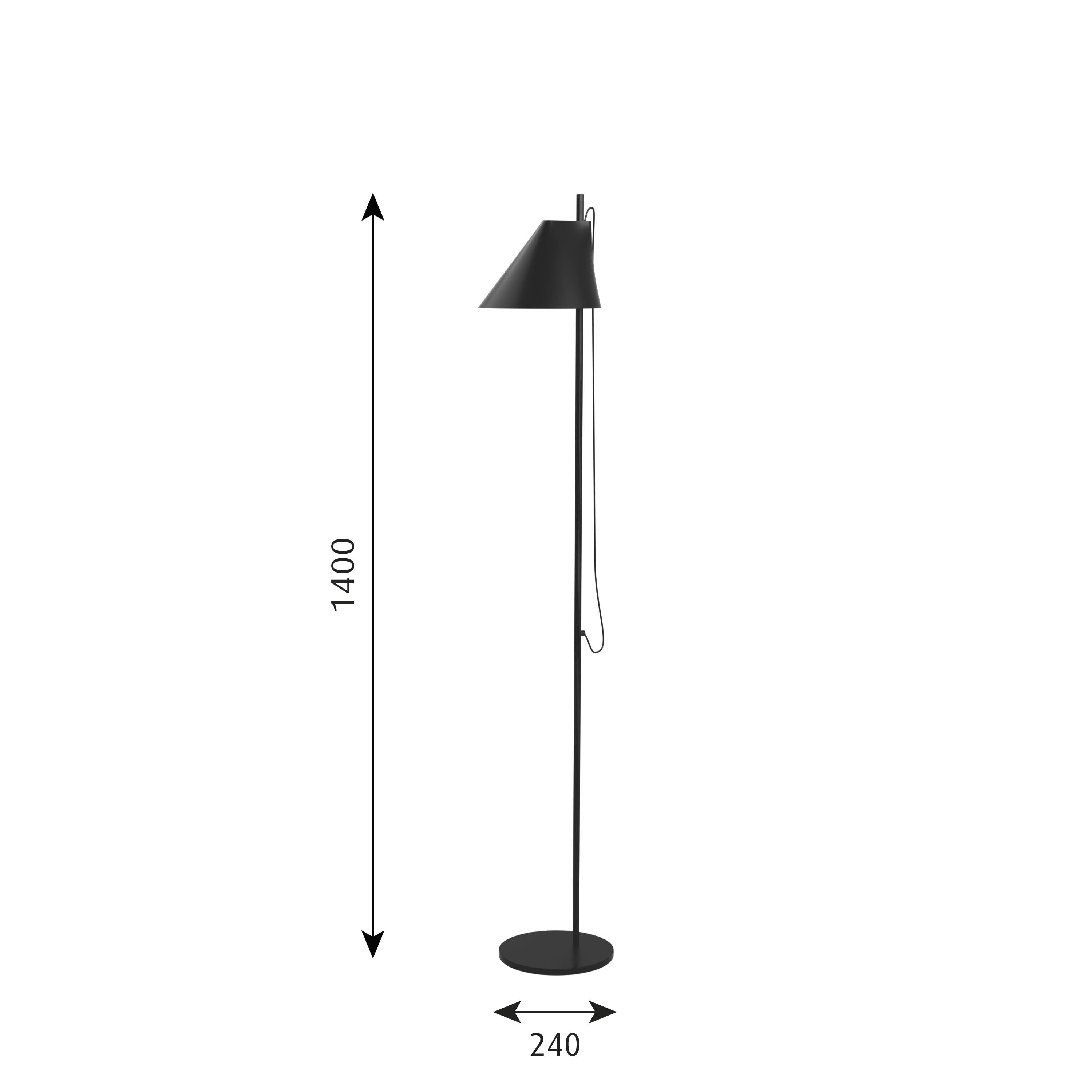 Louis Poulsen Yuh Floor Lamp, Black
