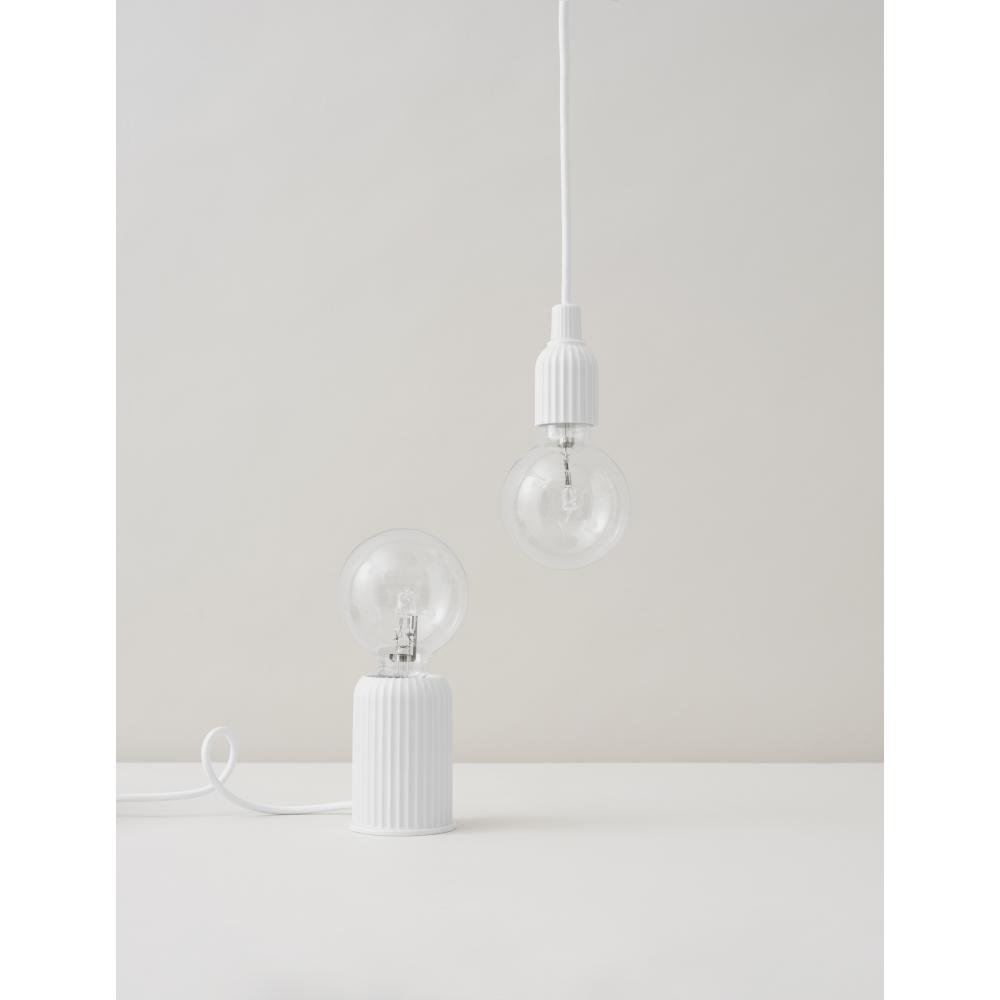 Lyngby Monteringslampe nr. 3 hvid, 10,7 cm