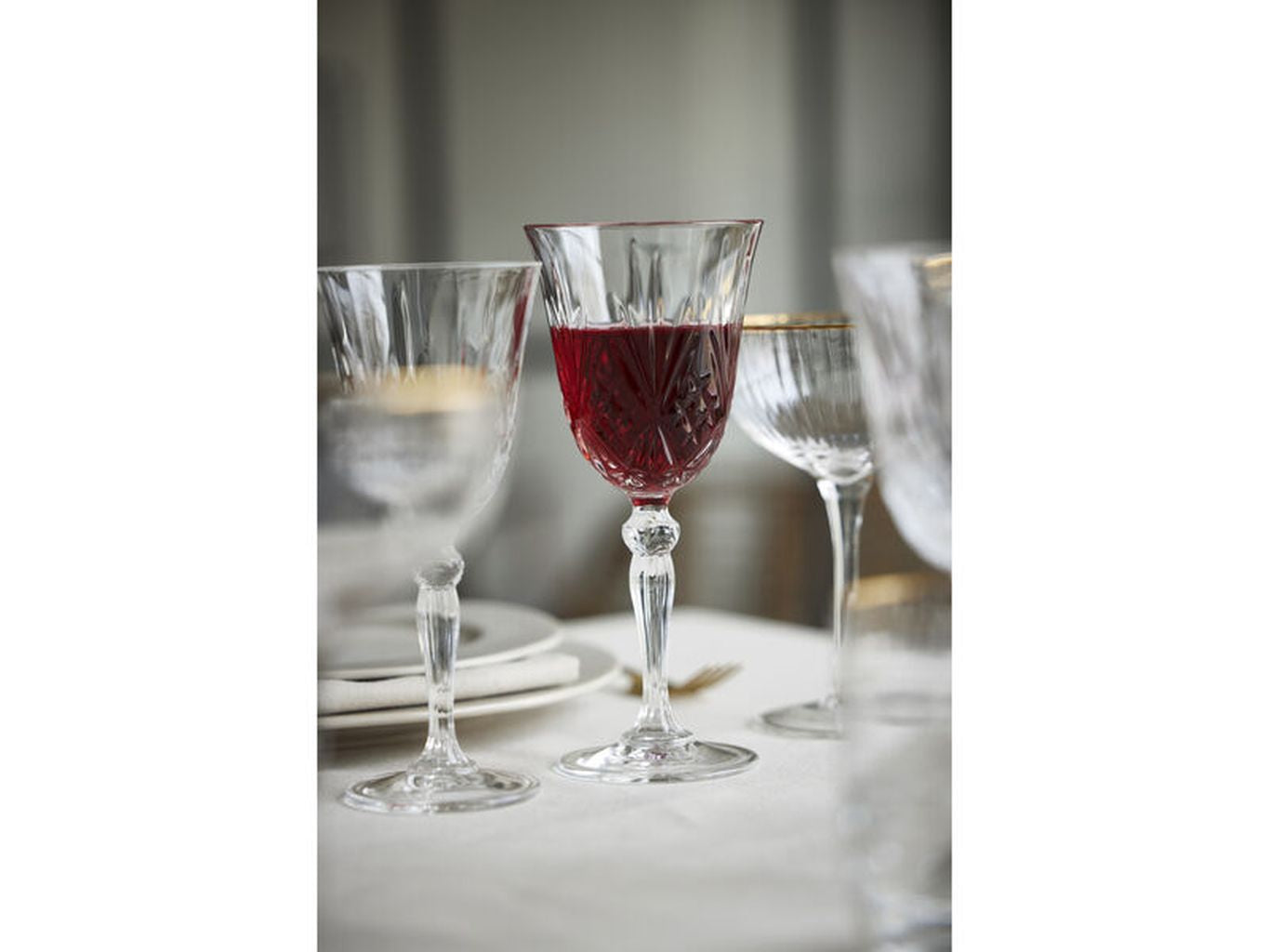 Lyngby Glas Melodia Krystal Red Wine Glass 27 Cl, 4 Pcs.