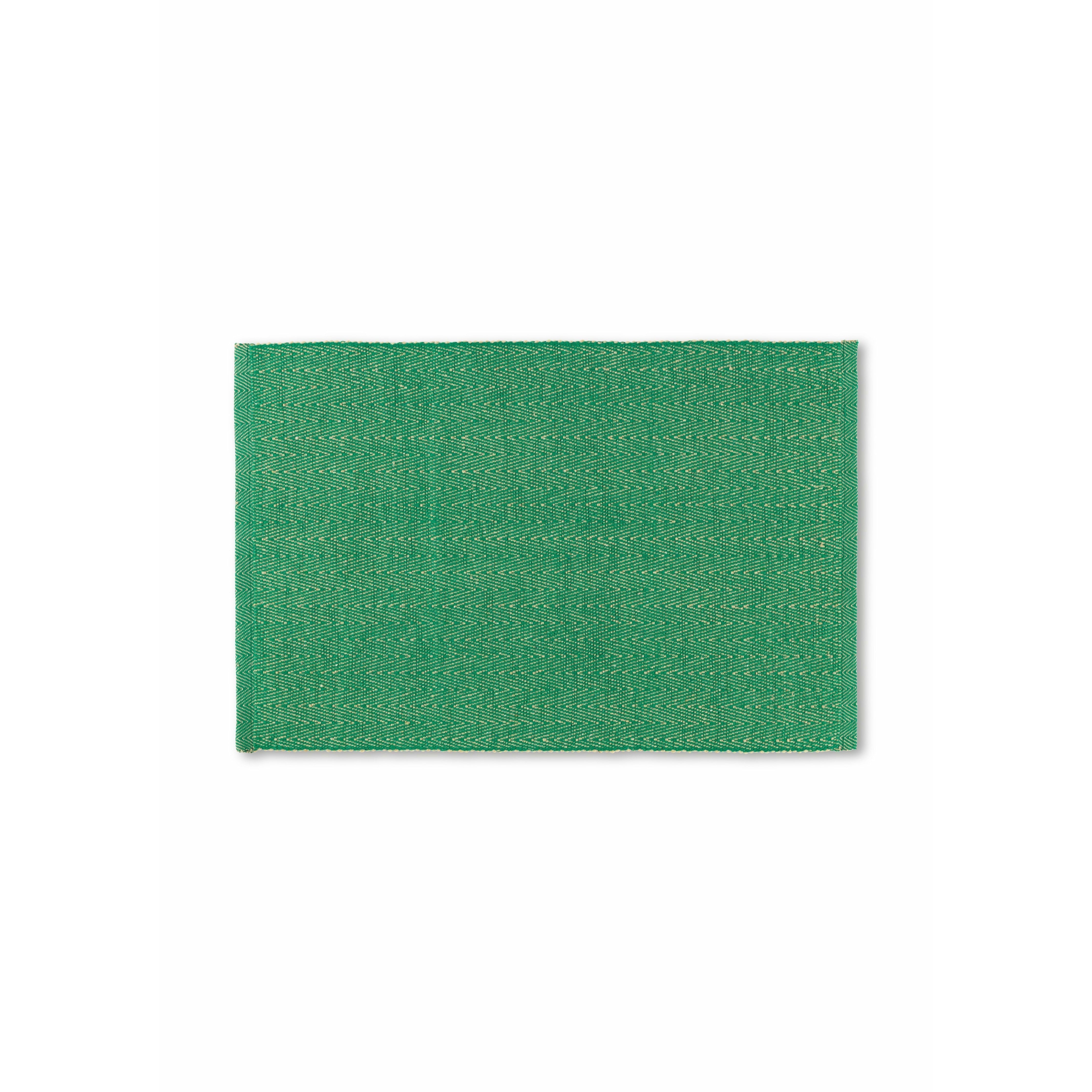 Lyngby Porcelæn Sildeben placemat 43x30 cm, grøn