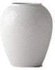 Lyngby Vase Rhombe blanc, 25 cm