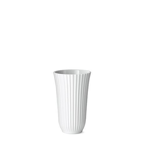 Lyngby Trompet Vase Weiss, 18cm-Vase-Lyngby ApS-5711841210187-1018-LB-EXPIRED-inwohn