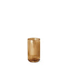 Lyngby Vase Amber Glass, 15 cm