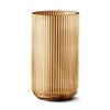 Lyngby Vase Amber Glass, 35 cm