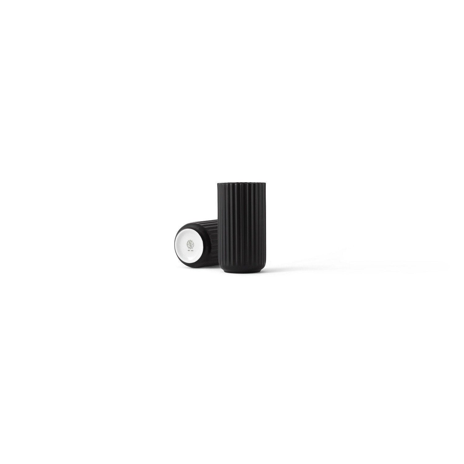 Lyngby Vase Schwarz, 20 cm-Vase-Lyngby Porcelæn-5711507211022-200804-LYN-inwohn
