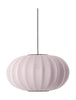 Made By Hand Knit Wit 57 Oval Pendant Lamp, Light Pink