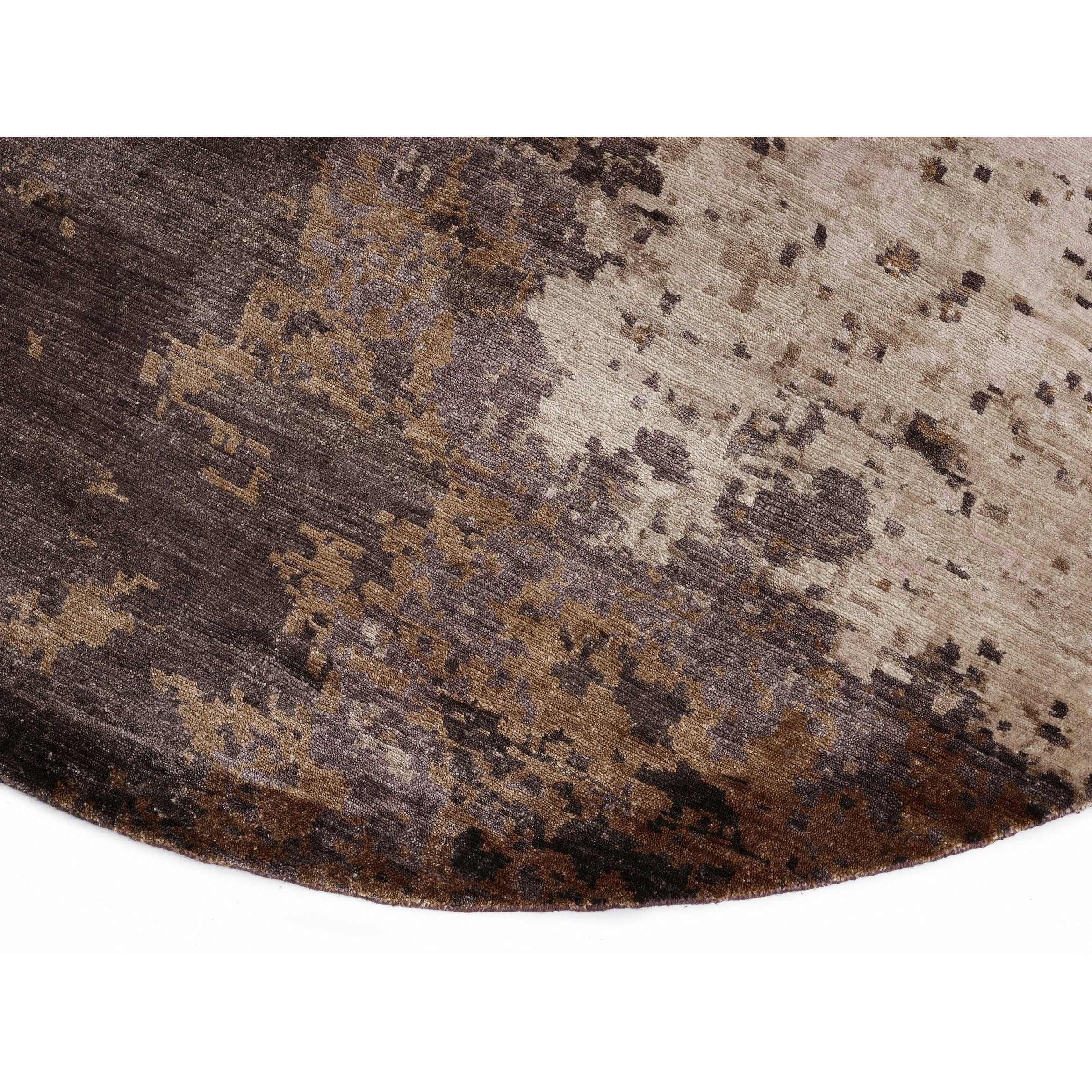 Massimo Moon Bamboo Teppich Copper Round, Ø 200 cm-Teppcihe-Massimo-5710080001204-100157720-MAS-inwohn