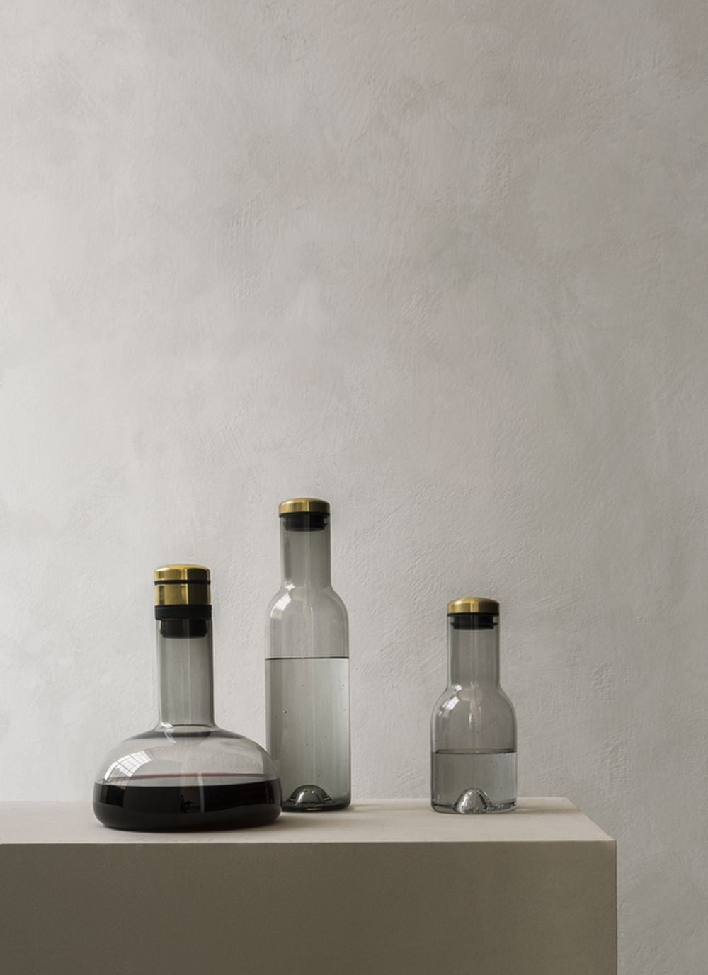 Audo Copenhagen Wine & Water Water Glass Steel, Clear