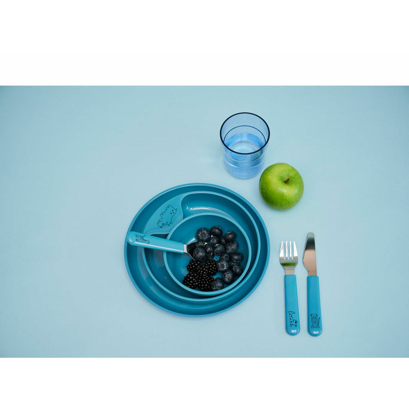 Mepal Mio Children's Cutlery Set 3 Pcs, Dark Blue