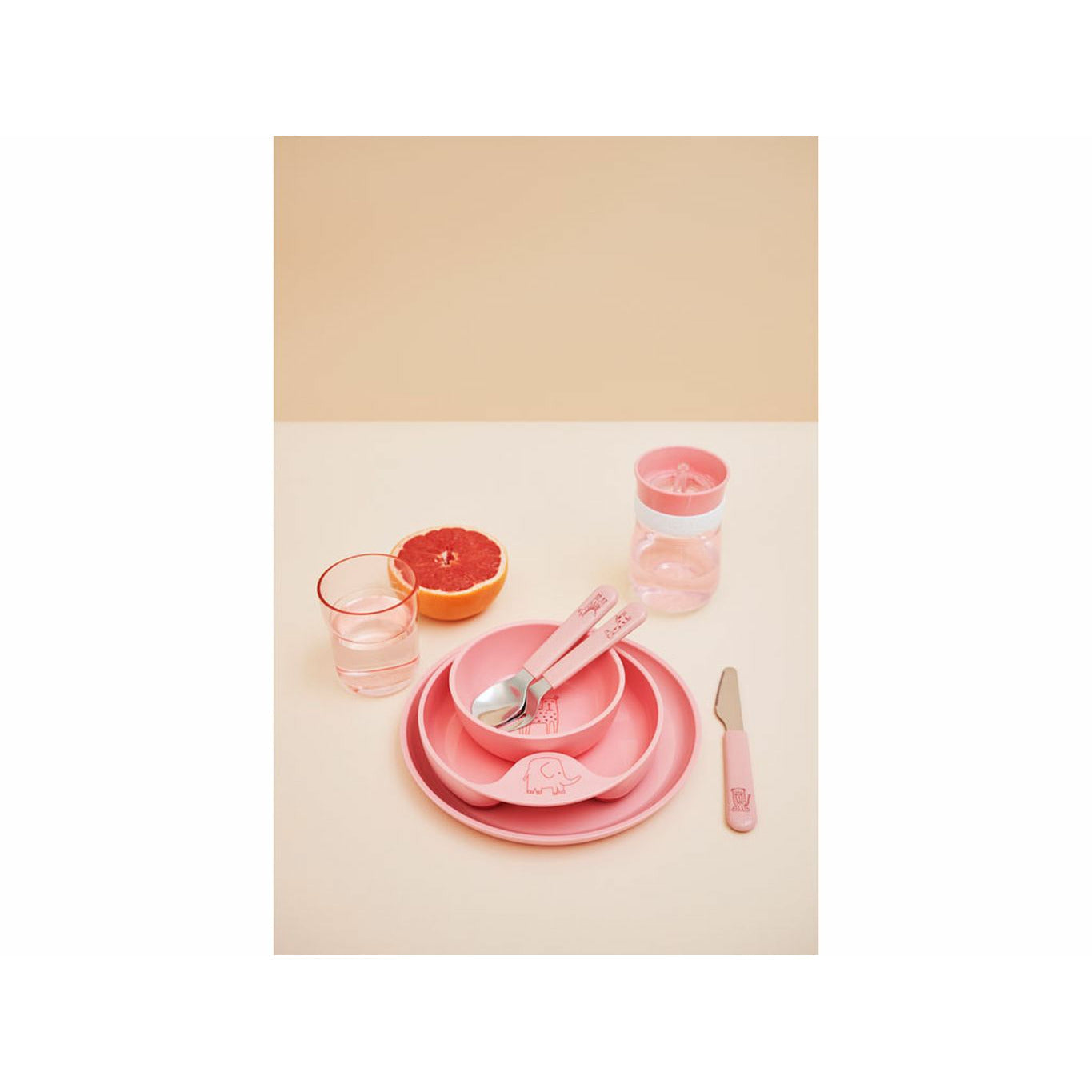 Mepal Mio Children's Cutlery Set 3 Pcs, Pink