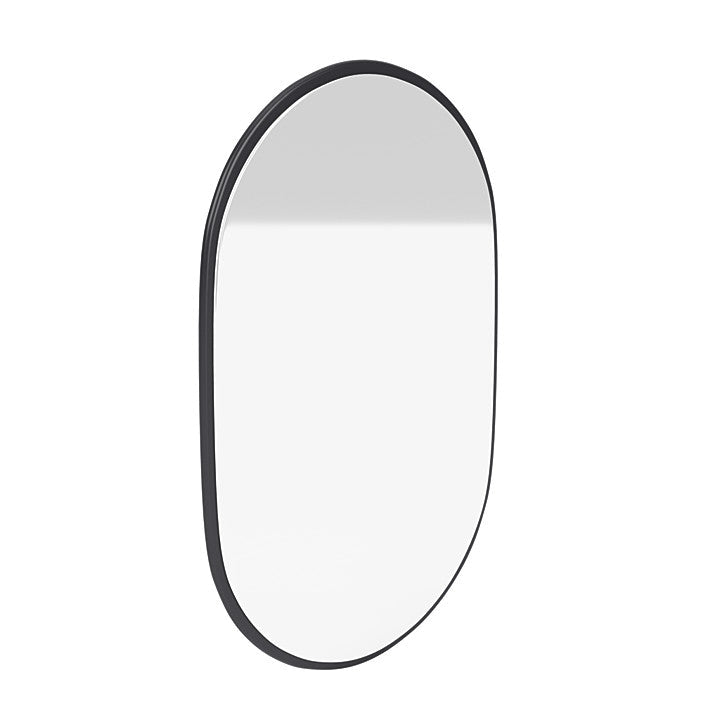 Montana Look Oval Mirror, Anthracite