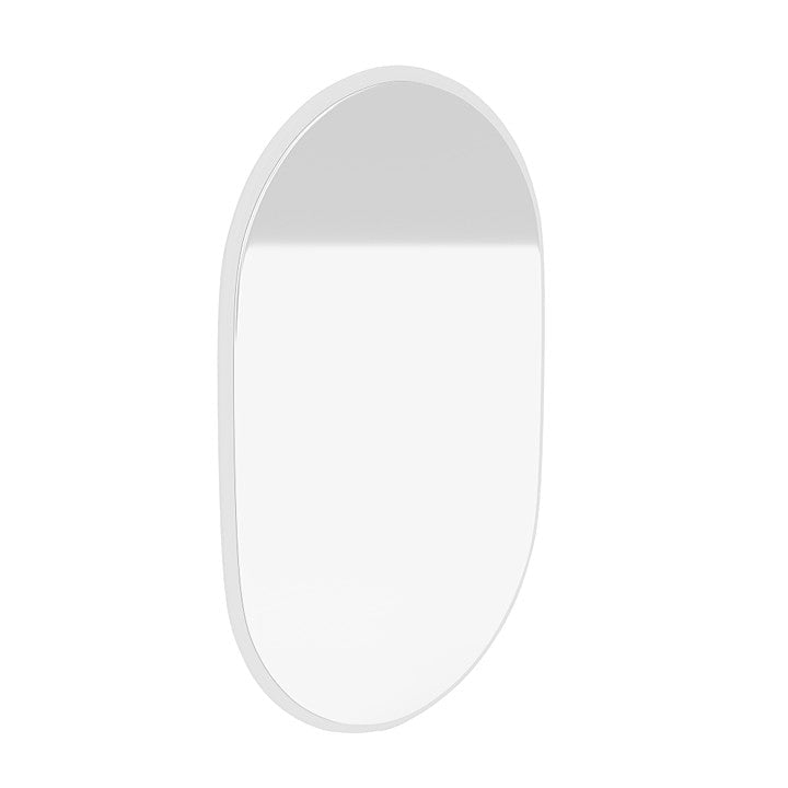 Montana Look Oval Mirror, New White