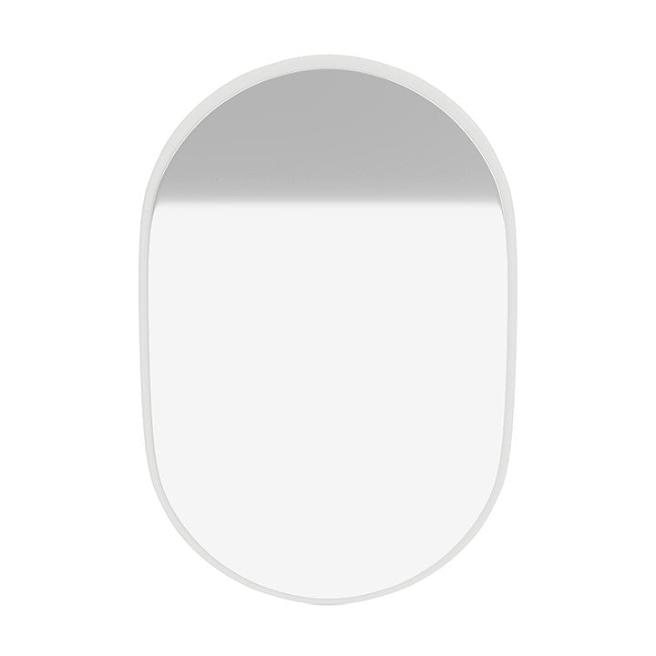 Montana Look Oval Mirror, White
