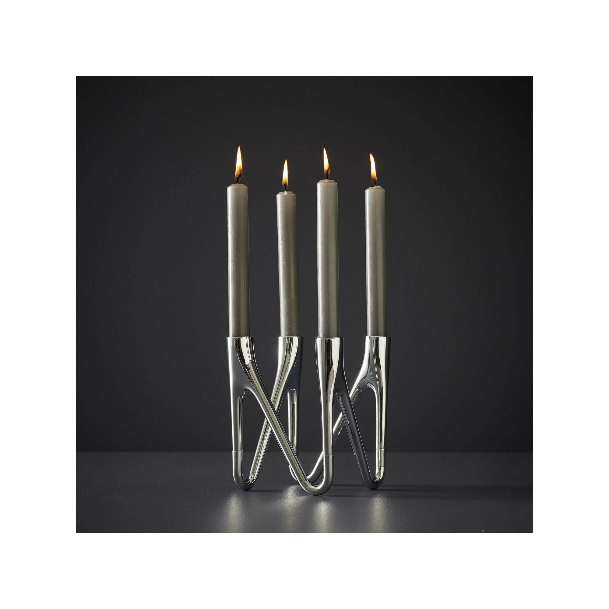 Morsø Roots Candle Holder Chrome, 4 Arm