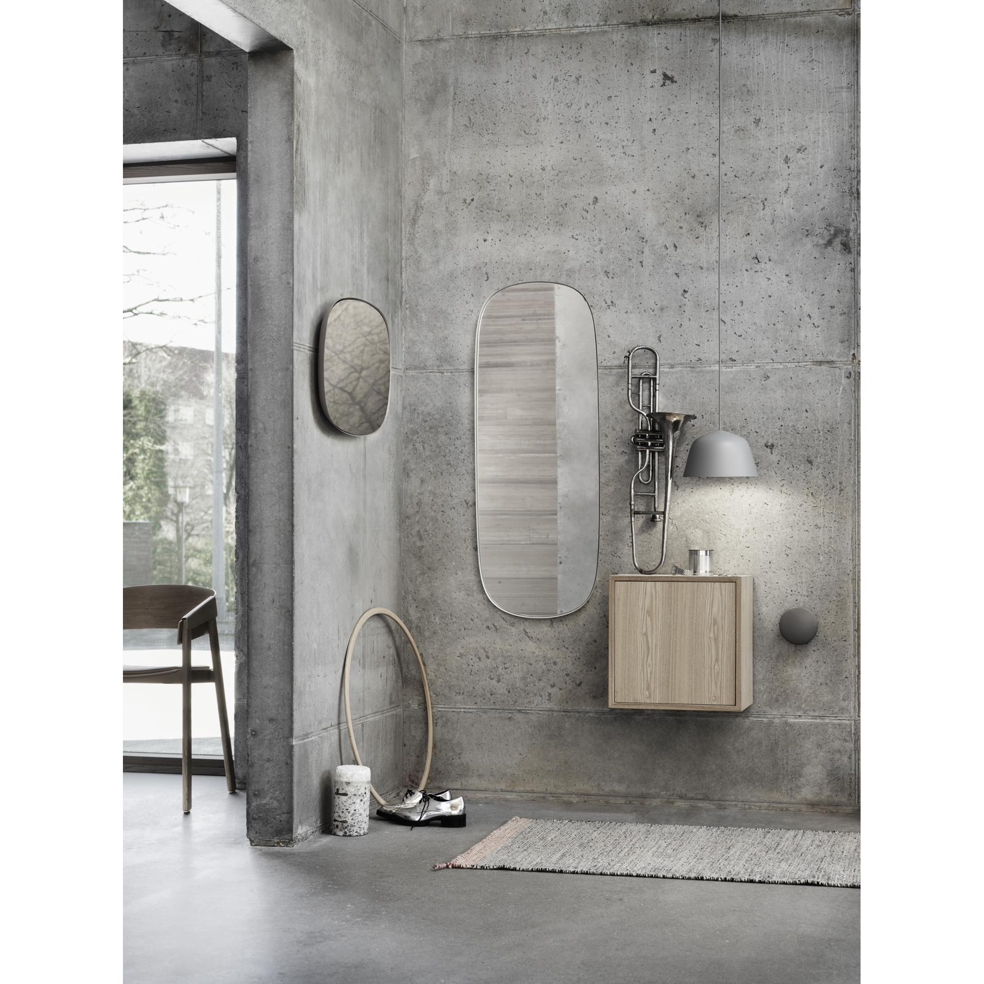 Muuto Framed Mirror Large, Taupe/Clear