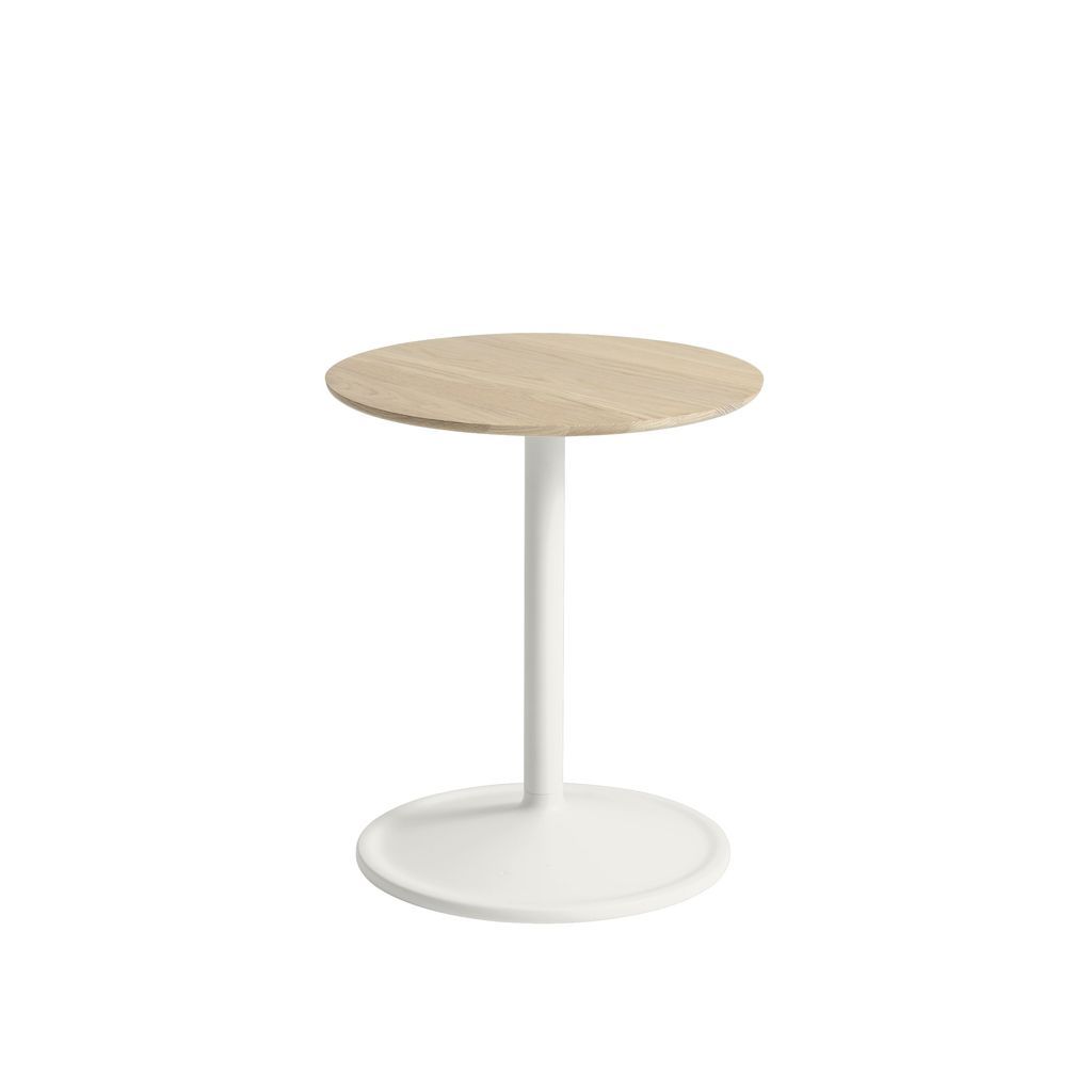 Muuto Soft Side Table øx H 41x48 Cm, Solid Oak/Off White