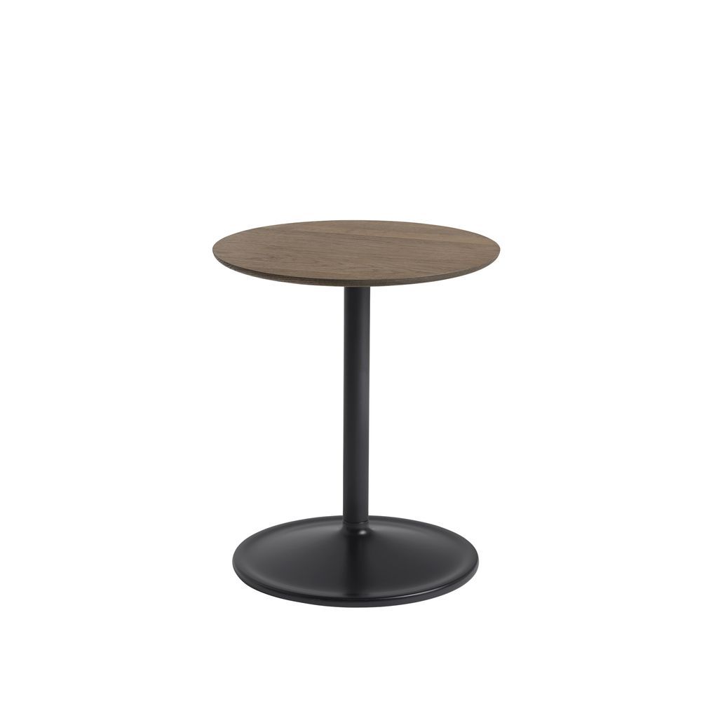 Muuto Soft Side Table øx H 41x48 Cm, Solid Oak/Black