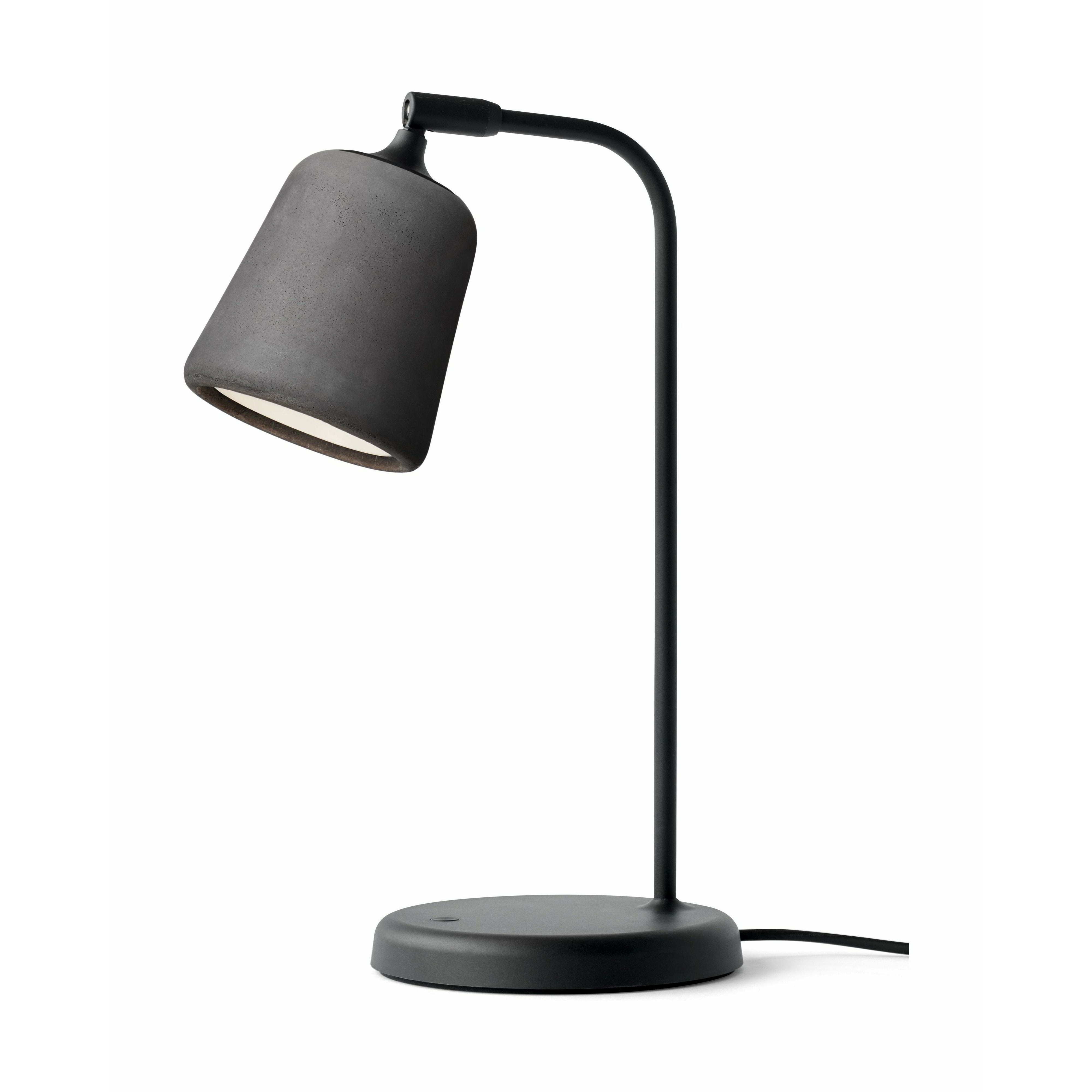 New Works Material Table Lamp, Dark Grey