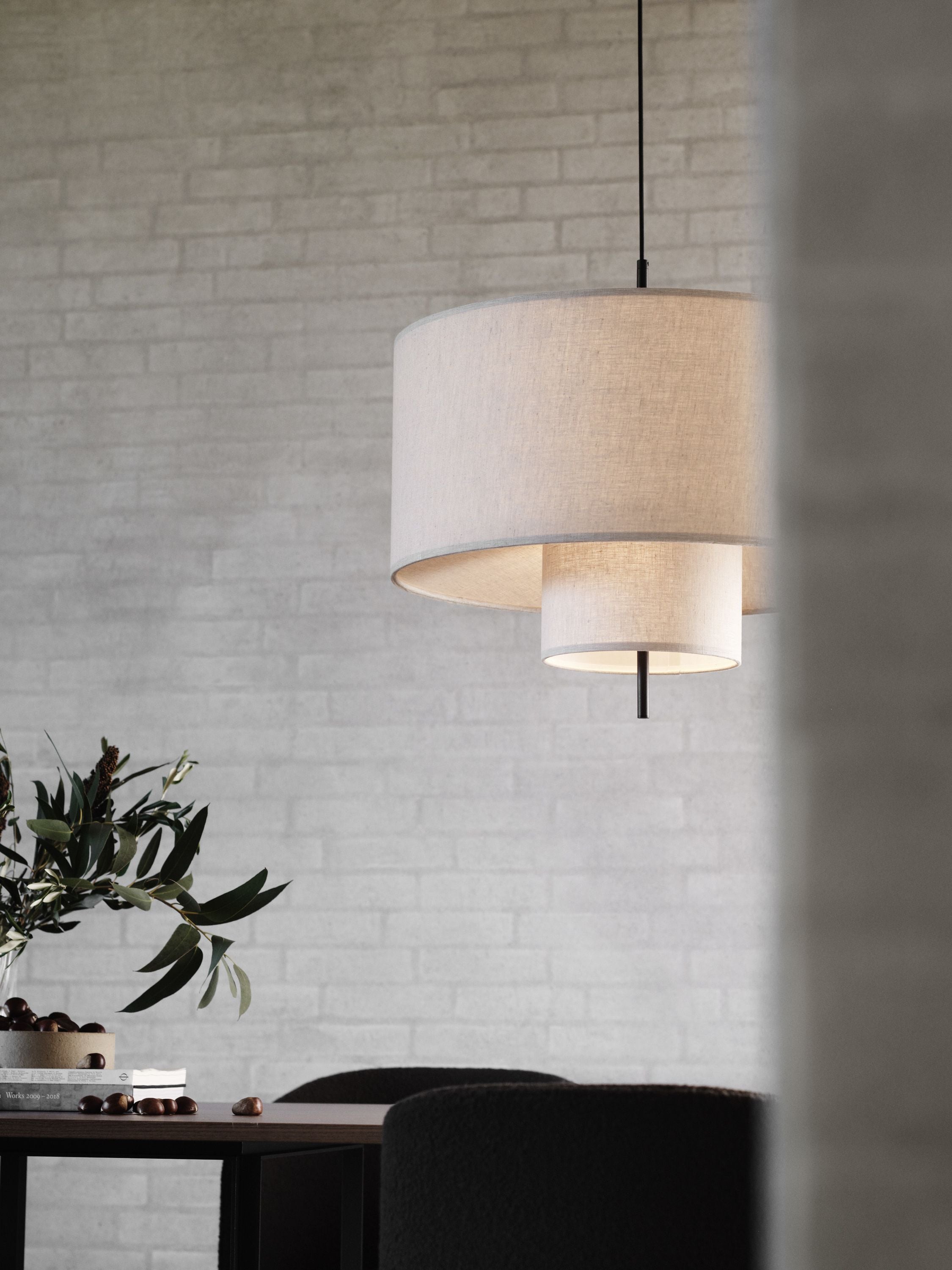 Nová práce na okraji přívěskové lampy, Ø 70 cm
