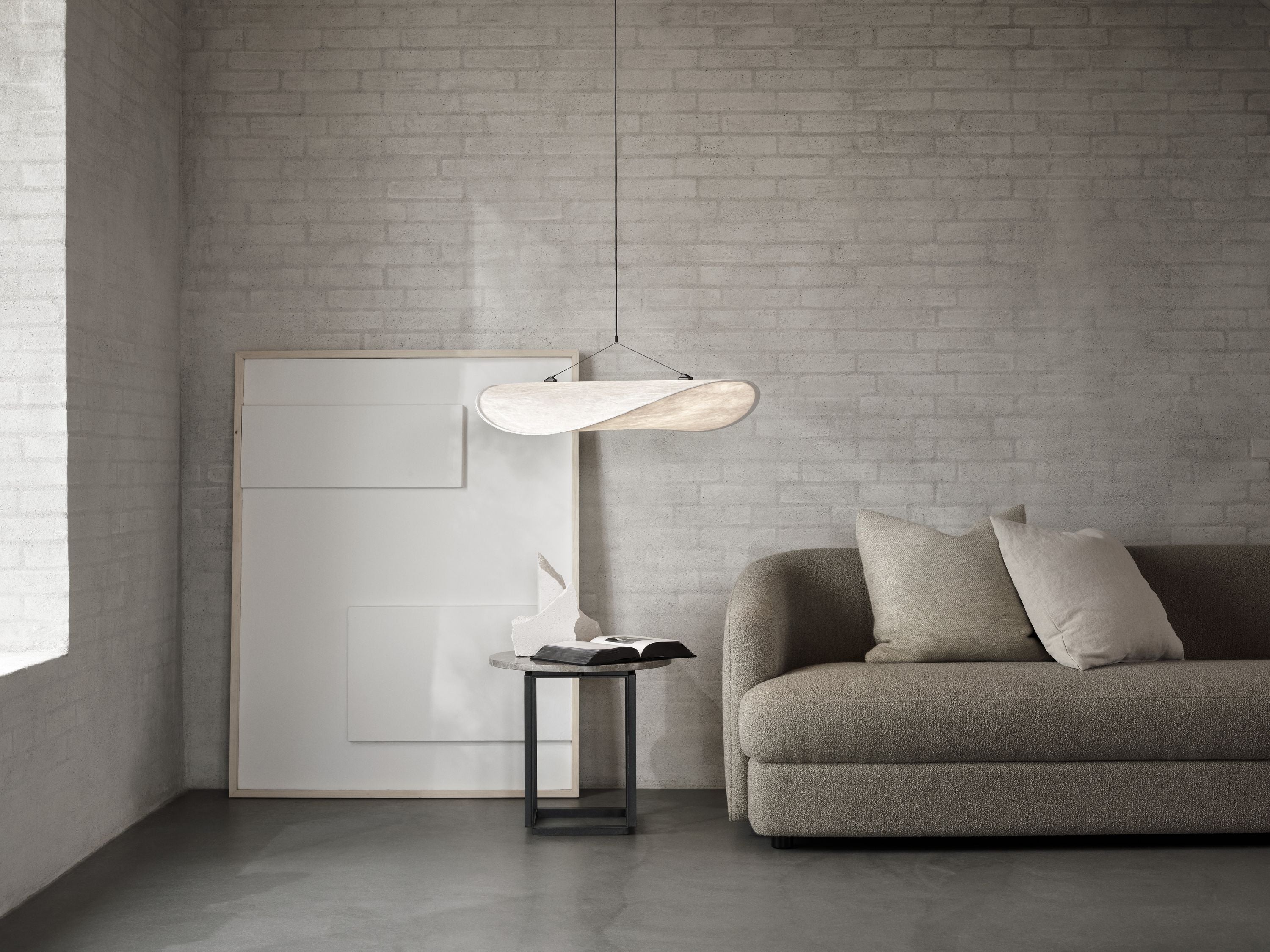 Nová práce napjatá přívěsková lampa, Ø 70 cm