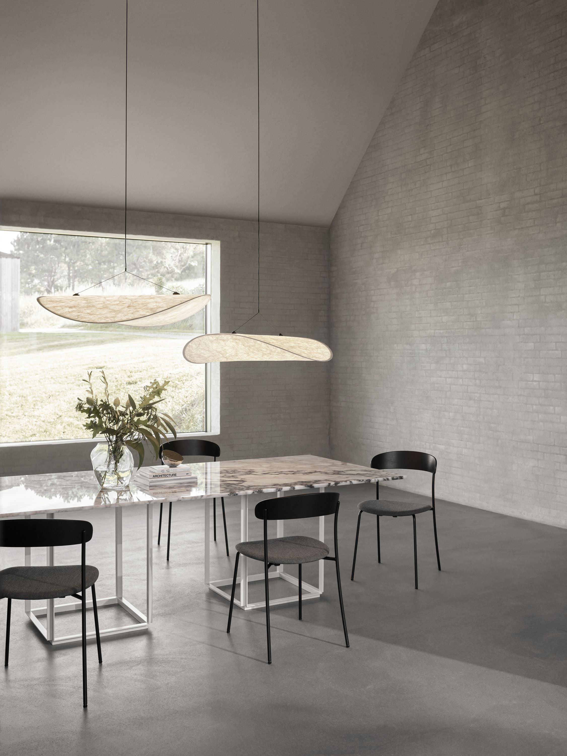 Nová práce napjatá přívěsková lampa, Ø 90 cm