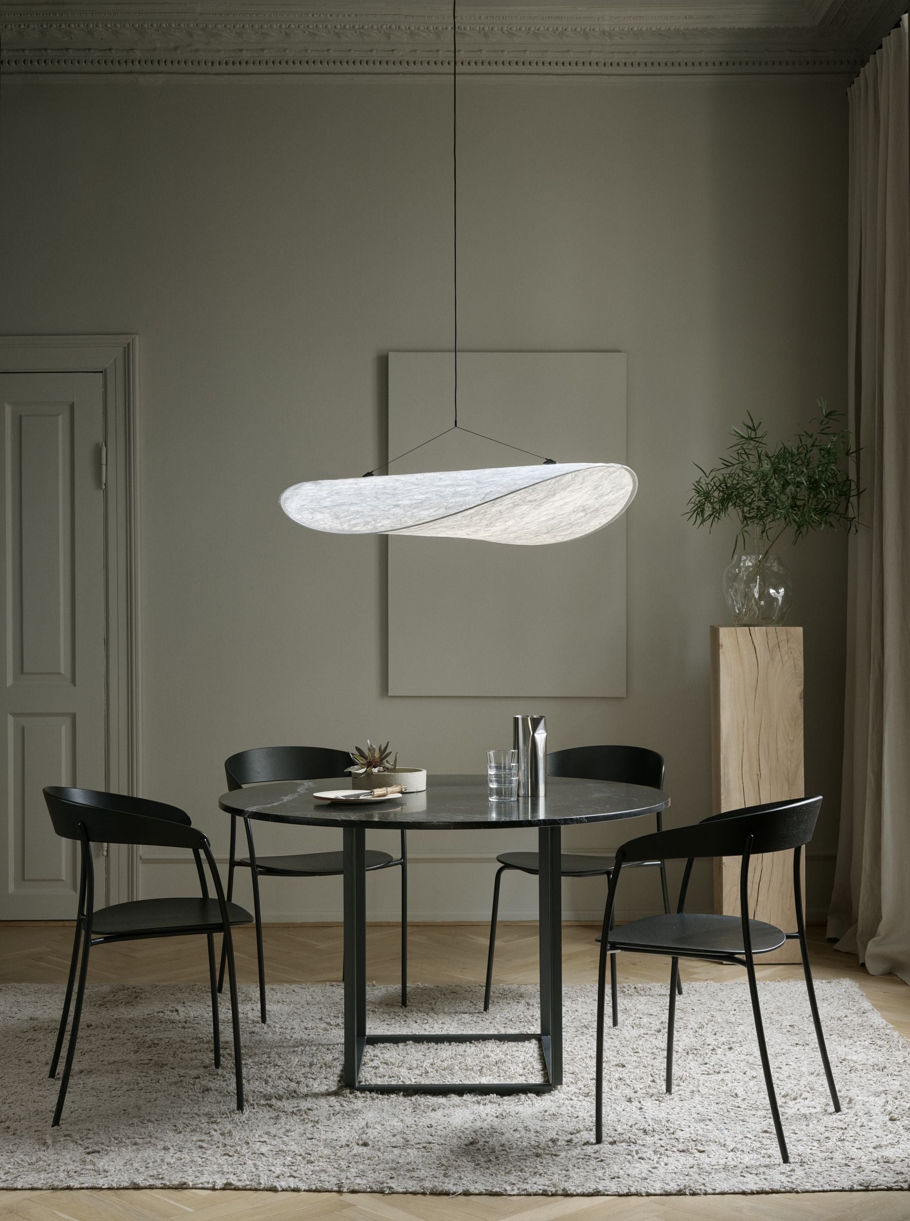 Nová práce napjatá přívěsková lampa, Ø 90 cm