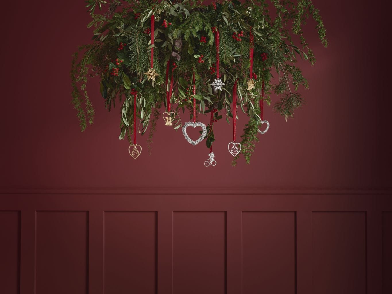 Rosendahl Karen Blixen Heart Christmas Tree H7,5 cm, guldbelagt