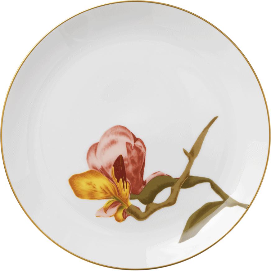Royal Copenhagen Flora Plate Magnolia, 27cm