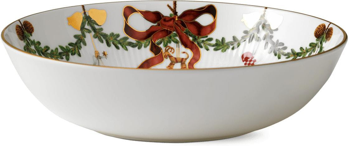 Royal Copenhagen Star Fluted Christmas Bowl, 175cl