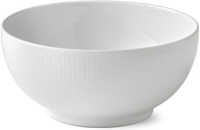 Royal Copenhagen White Fluted Bowl, 180cl