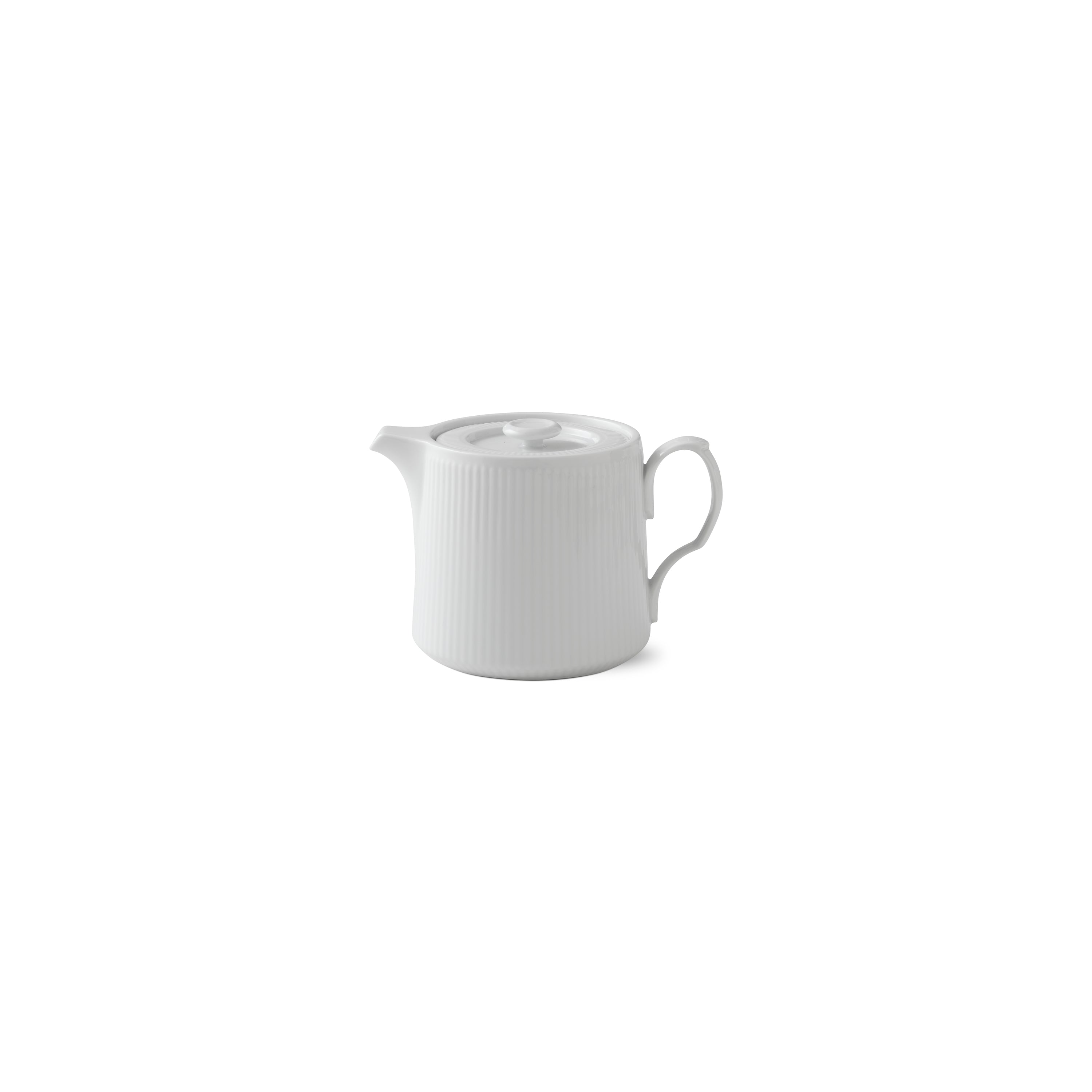 Royal Copenhagen White Fluted Teapot 75 Cl