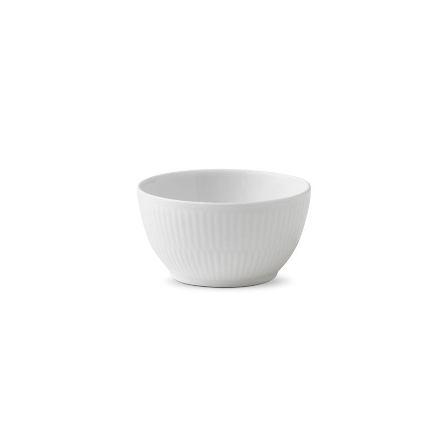 Royal Copenhagen Bowl à sucre à côte blanc, 15cl