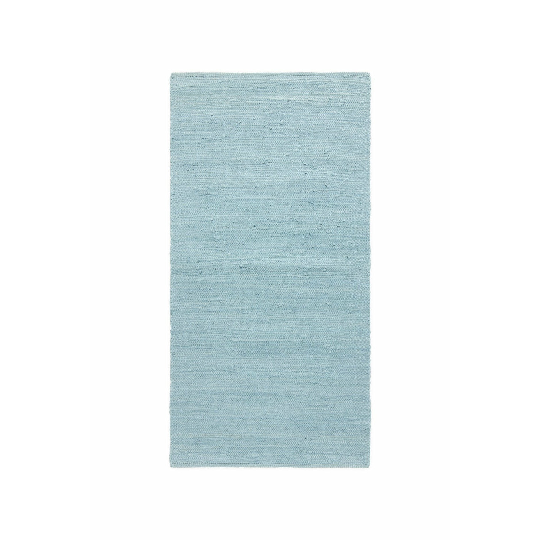 Rug Solid Bomuldstæppe dagdrømblå, 75 x 300 cm