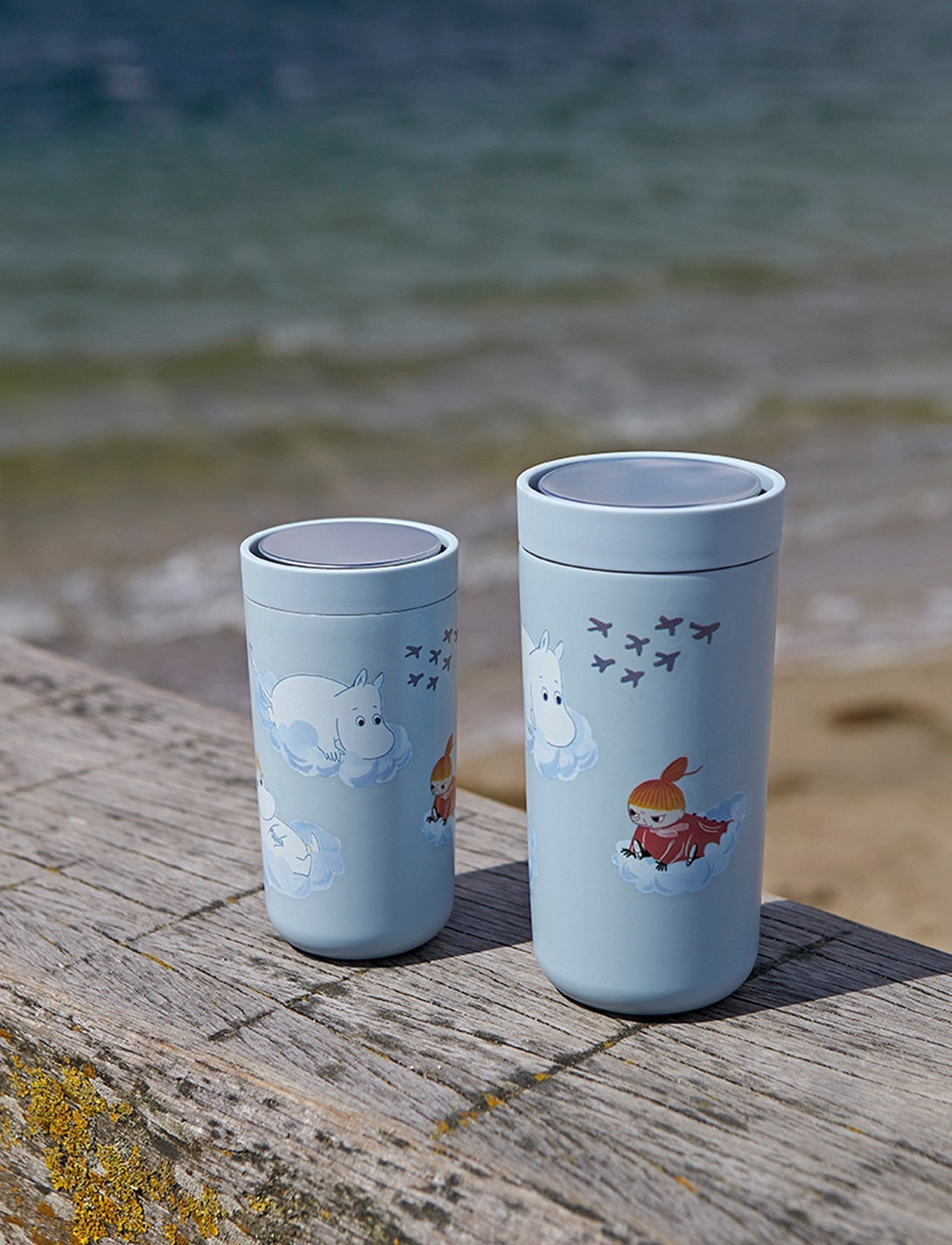 Stelton To Go Click Thermo Mug 0.2 L, Moomin Soft Cloud