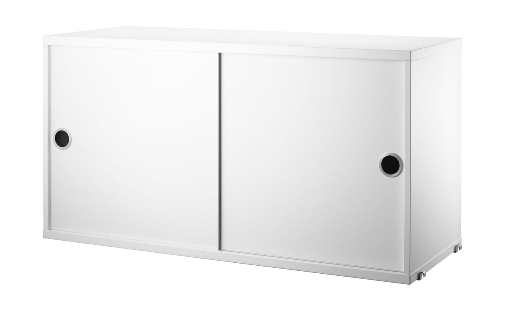 String Furniture String System Cabinet Element With Sliding Doors 30x78x42 Cm, White