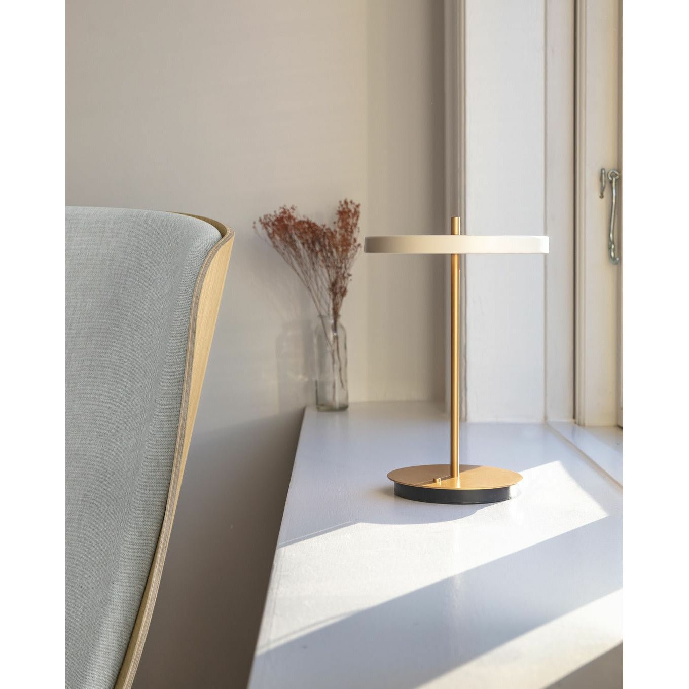 Umage Asteria Move Table Lamp, Pearl White
