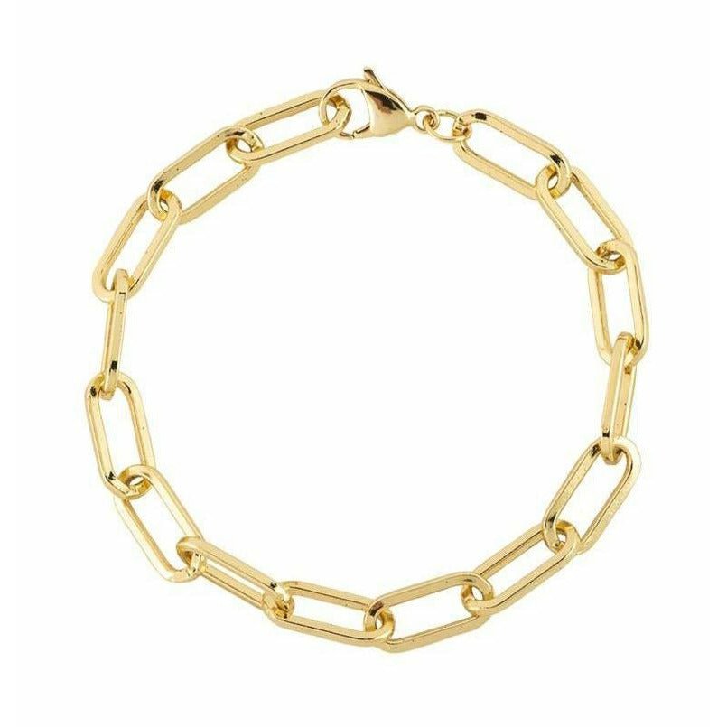 Vincent Box Chain Chunky Bracelet Gold Plated
