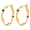 Vincent Olga Creol Earrings Gold Plated